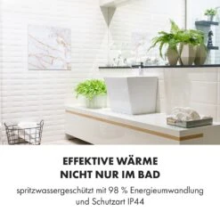 Wonderwall Air Art Smart Infrarotheizung 60x60cm 350W Wandinstallation App-Steuerung Marmor I -Klarstein Verkaufsgeschäft 10035115 de 0006 logo