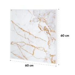 Wonderwall Air Art Smart Infrarotheizung 60x60cm 350W Wandinstallation App-Steuerung Marmor I -Klarstein Verkaufsgeschäft 10035115 yy 0009 logo Klarstein WonderwallAirArt Smart 350W60x60 Mrbl