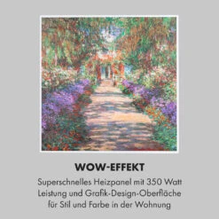 Wonderwall Air Art Smart Infrarotheizung 60x60cm 350W Wandinstallation App-Steuerung Gartenweg -Klarstein Verkaufsgeschäft 10035117 de 0005 logo
