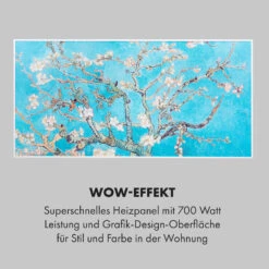Wonderwall Air Art Smart Infrarotheizung 120x60cm 700W Wandinstallation App-Steuerung Mandelblüten 16 Wonderwall Air Art Smart Infrarotheizung 120x60cm 700W Wandinstallation App-Steuerung Mandelblüten -Klarstein Verkaufsgeschäft 10035127 de 0005 logo