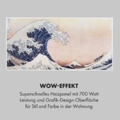 Wonderwall Air Art Smart Infrarotheizung 120x60cm 700W Wandinstallation App-Steuerung Wellen -Klarstein Verkaufsgeschäft 10035130 de 0005 logo