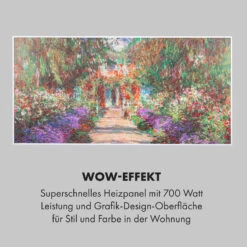 Wonderwall Air Art Smart Infrarotheizung 120x60cm 700W Wandinstallation App-Steuerung Gartenweg -Klarstein Verkaufsgeschäft 10035134 de 0005 logo