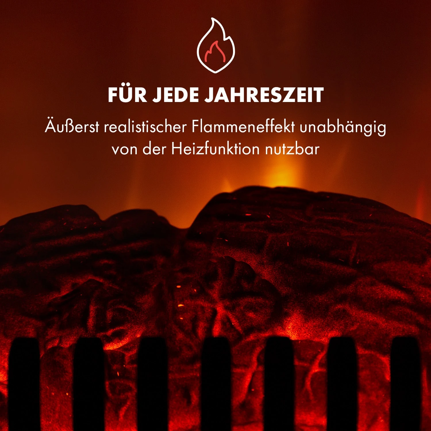 Leoben Elektrischer Kamin 900 / 1800 W Thermostat PanoramaView 7 Leoben Elektrischer Kamin 900 / 1800 W Thermostat PanoramaView – Bild 5