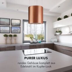 Barett Inselabzugshaube Ø35cm Umluft 558 M³/h LED Aktivkohlefilter 15 Barett Inselabzugshaube Ø35cm Umluft 558 M³/h LED Aktivkohlefilter -Klarstein Verkaufsgeschäft 10035165 de 0004 logo