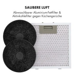 Barett Inselabzugshaube Ø35cm Umluft 558 M³/h LED Aktivkohlefilter 16 Barett Inselabzugshaube Ø35cm Umluft 558 M³/h LED Aktivkohlefilter -Klarstein Verkaufsgeschäft 10035165 de 0005 logo