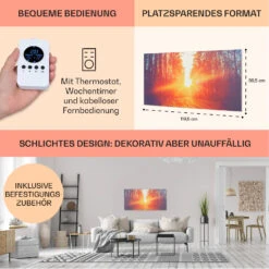 Wonderwall Air Art Infinite 720 Infrarotheizung 120x60 Cm -Klarstein Verkaufsgeschäft 10035173 de 0006 usp