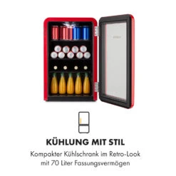 PopLife Getränkekühler Kühlschrank 70 Liter 0-10 °C Retro-Design LED 13 PopLife Getränkekühler Kühlschrank 70 Liter 0-10 °C Retro-Design LED -Klarstein Verkaufsgeschäft 10035177 de 0003 logo