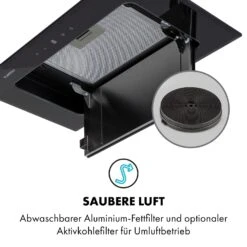 Hektor Brilliant Edition Lüfterbaustein 52 Cm 506 M³/h Touch Glas -Klarstein Verkaufsgeschäft 10035186 de 0006 logo