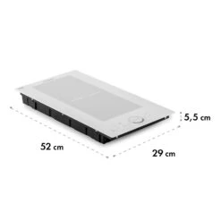 Delicatessa Slim Domino Induktionskochfeld 3500W Timer -Klarstein Verkaufsgeschäft 10035197 yy 0010 logo Klarstein Delicatessa Domino Kochfeld weiss