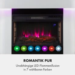 Aargau Smart Elektrischer Kamin 1000/2000W LED 18-27 °C Wochentimer -Klarstein Verkaufsgeschäft 10035204 de 0003 logo