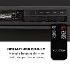 Aargau Smart Elektrischer Kamin 1000/2000W LED 18-27 °C Wochentimer -Klarstein Verkaufsgeschäft 10035204 de 0009 logo
