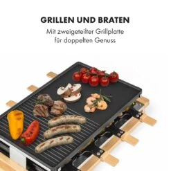 Tournedo Raclette 1200W Aluminiumguss 8 Personen Holz-Dekor -Klarstein Verkaufsgeschäft 10035219 de 0003 logo