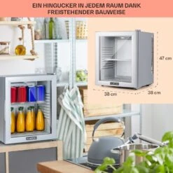 Brooklyn 24 Mini-Kühlschrank Glastür LED Ablage 14 Brooklyn 24 Mini-Kühlschrank Glastür LED Ablage -Klarstein Verkaufsgeschäft 10035224 DE 0006 usp