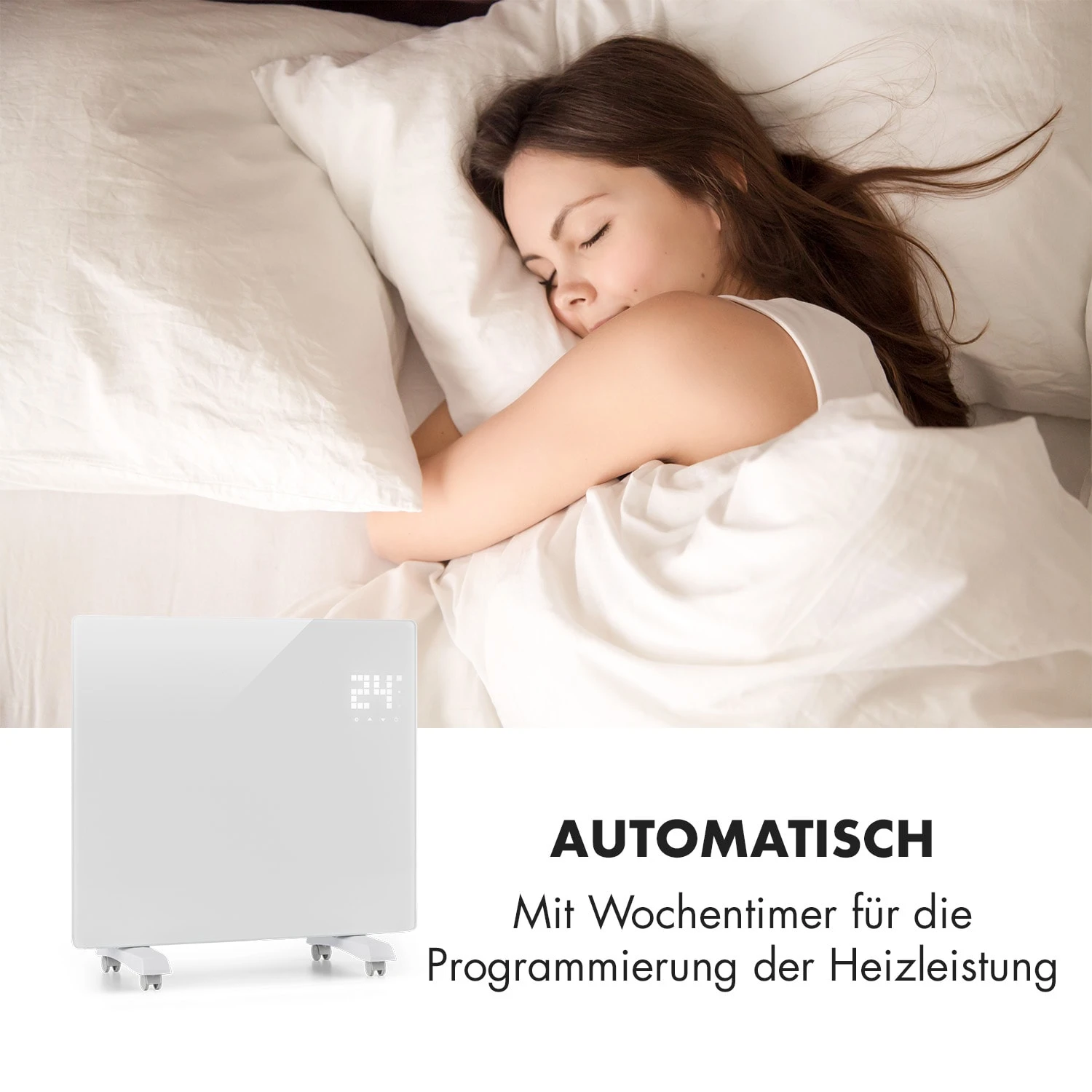 Bornholm Single Smart Konvektionsheizgerät 1000 W App-Steuerung 6 Bornholm Single Smart Konvektionsheizgerät 1000 W App-Steuerung – Bild 4