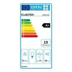Full House 2.0 DownAir System Induktionsherd Dunstabzugshaube 271 M³/h -Klarstein Verkaufsgeschäft 10035259 energy label