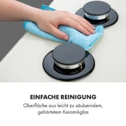 Victoria 4 Zonen Gaskochfeld 4-flammig Sabaf-Brenner Glaskeramik 20 Victoria 4 Zonen Gaskochfeld 4-flammig Sabaf-Brenner Glaskeramik -Klarstein Verkaufsgeschäft 10035270 de 0009 logo