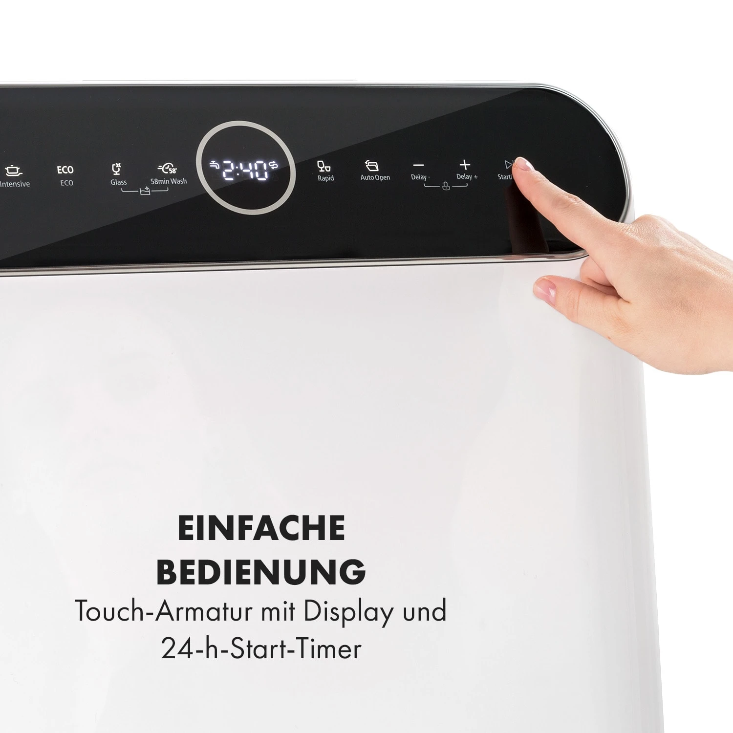 Oceana Geschirrspüler Freistehend Installationsfrei 2 Gedecke 860W 6 Oceana Geschirrspüler Freistehend Installationsfrei 2 Gedecke 860W – Bild 4