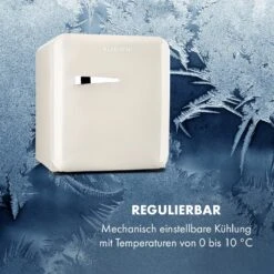 Audrey Mini 2in1 Kühlschrank EEC F Gefrierfach LED -Klarstein Verkaufsgeschäft 10035310 de 0005 logo