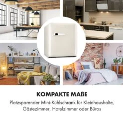 Audrey Mini 2in1 Kühlschrank EEC F Gefrierfach LED -Klarstein Verkaufsgeschäft 10035310 de 0007 logo