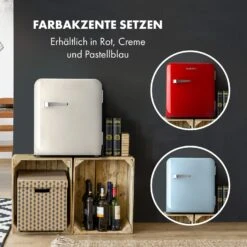 Audrey Mini 2in1 Kühlschrank EEC F Gefrierfach LED -Klarstein Verkaufsgeschäft 10035310 de 0008 logo