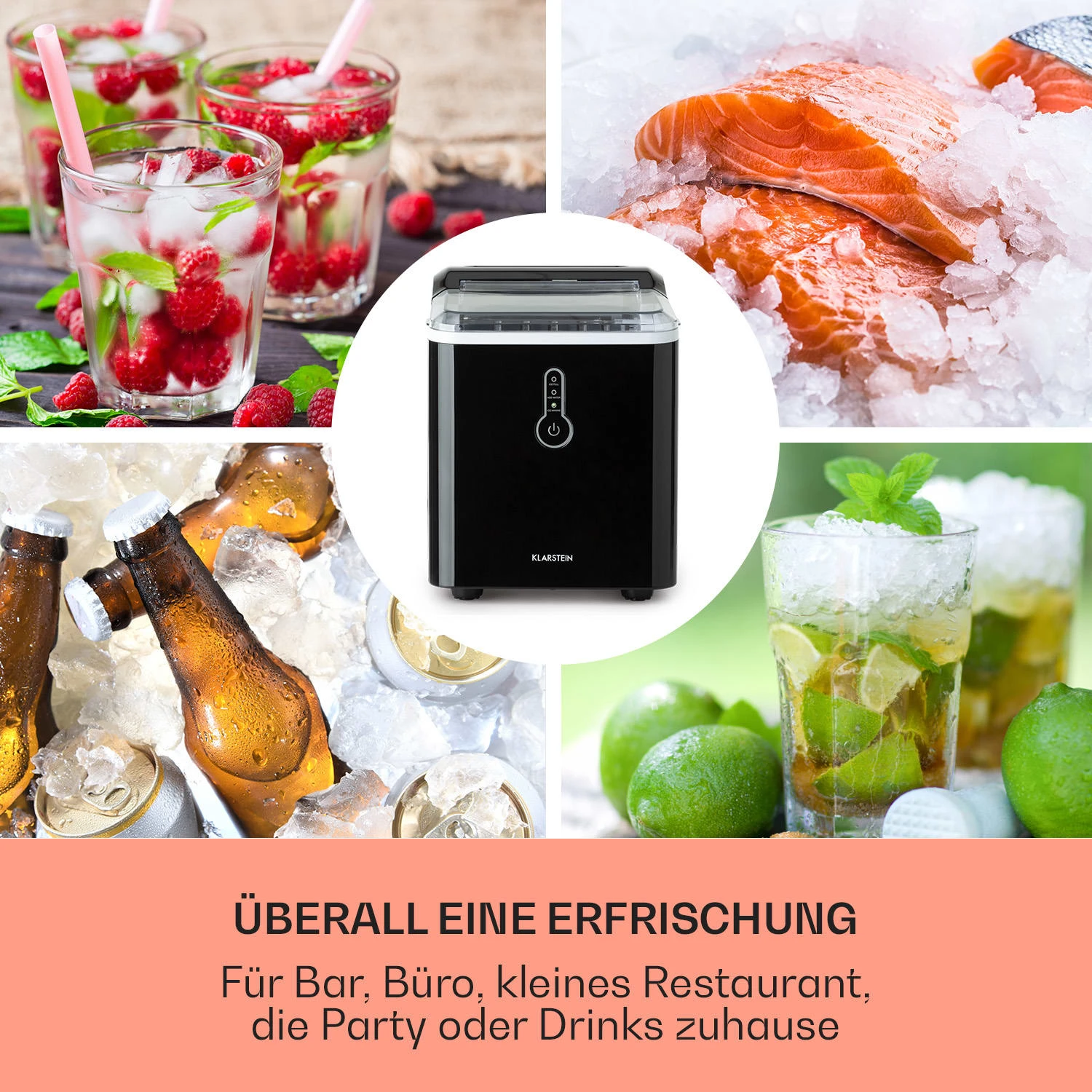 Chillout Eiswürfelmaschine Bulleteis 12kg/24h Wassertank: 1,5 L 5 Chillout Eiswürfelmaschine Bulleteis 12kg/24h Wassertank: 1,5 L – Bild 3