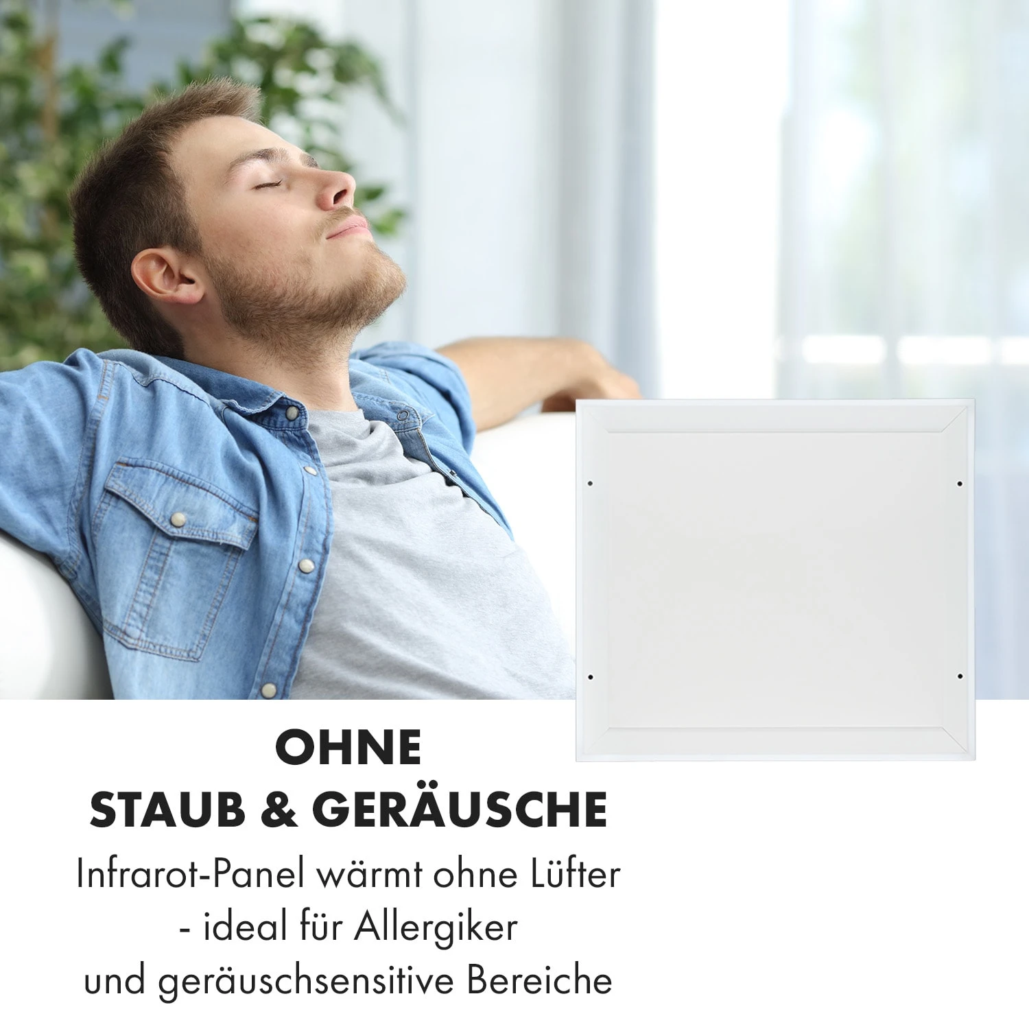 Midnight Sun Decken-Infrarotheizung 70,5 X 70,5 Cm 350 W 10 Midnight Sun Decken-Infrarotheizung 70,5 X 70,5 Cm 350 W – Bild 8