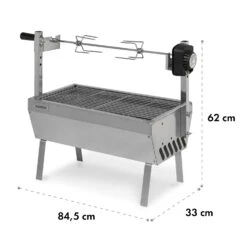 Sauenland Mini Rotisserie-Grill Drehspieß 4W 12kg Max. Edelstahl -Klarstein Verkaufsgeschäft 10035371 yy 0007 dimensions