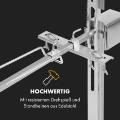 Sauenland Survivor Spanferkelgrill Drehspieß 12W 70kg Max. Edelstahl -Klarstein Verkaufsgeschäft 10035372 de 0004 logo