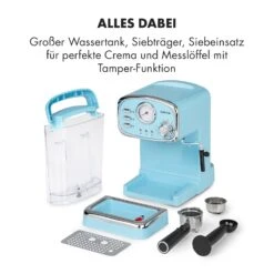 Espressionata Gusto Espressomaschine 1100W 15 Bar Druck 18 Espressionata Gusto Espressomaschine 1100W 15 Bar Druck -Klarstein Verkaufsgeschäft 10035377 de 0008 logo