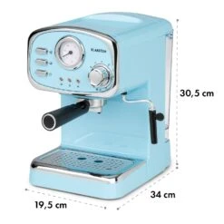 Espressionata Gusto Espressomaschine 1100W 15 Bar Druck 19 Espressionata Gusto Espressomaschine 1100W 15 Bar Druck -Klarstein Verkaufsgeschäft 10035377 yy 0009 logo Klarstein Espressionata Gusto Espressomaschine