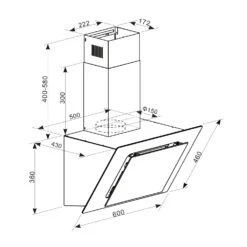 Eleonora 60 Dunstabzugshaube 426 M³/h Touch-Panel Ambiente-Licht 18 Eleonora 60 Dunstabzugshaube 426 M³/h Touch-Panel Ambiente-Licht -Klarstein Verkaufsgeschäft 10035381 yy 0008 logo