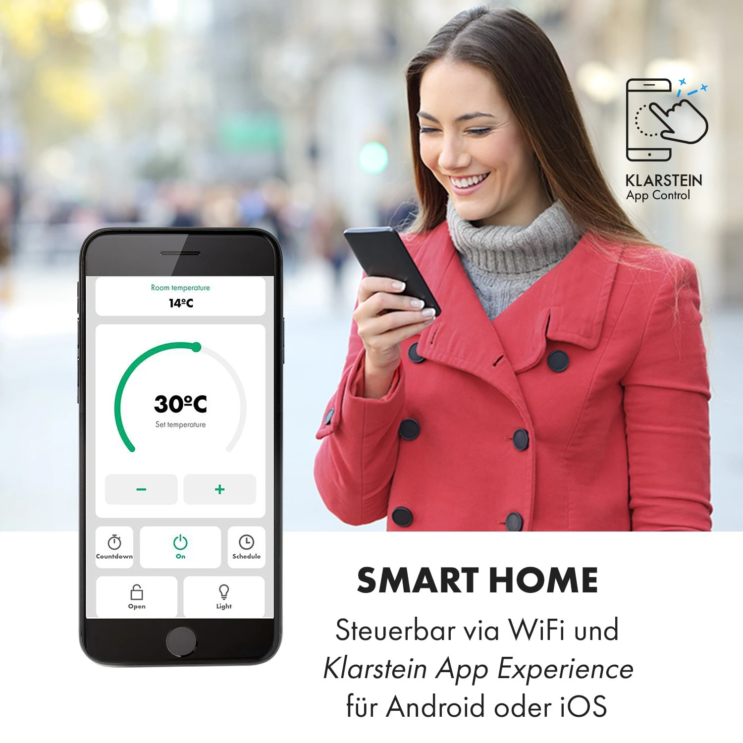 Bansin Smart 1500 Konvektionsheizgerät 1500W App-Steuerung 4 Bansin Smart 1500 Konvektionsheizgerät 1500W App-Steuerung – Bild 2