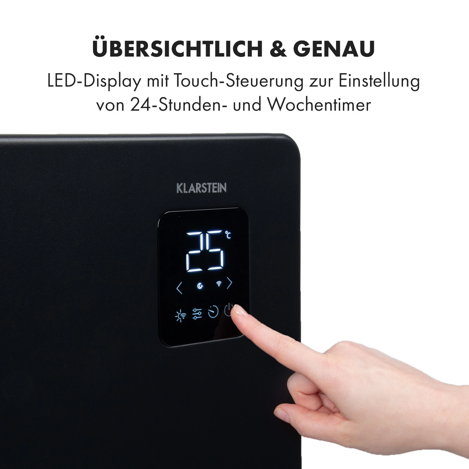 Bansin Smart 2500 Konvektionsheizgerät 2500W App-Steuerung 6 Bansin Smart 2500 Konvektionsheizgerät 2500W App-Steuerung – Bild 4