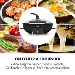 Szechuan 2-in-1 Hot Pot Und Grillplatte 5l Vol. 1350 / 600 W -Klarstein Verkaufsgeschäft 10035431 de 0005 logo