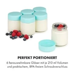 Gaia Greek Joghurt-Maker 1,26 L 6 Gläser Inkl. Sieb-Box -Klarstein Verkaufsgeschäft 10035435 de 0003 logo
