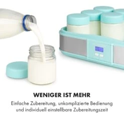 Gaia Greek Joghurt-Maker 1,26 L 6 Gläser Inkl. Sieb-Box -Klarstein Verkaufsgeschäft 10035435 de 0005 logo