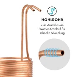 Chiller 10K Eintauchkühler Ø22,4 Cm 10 Schleifen -Klarstein Verkaufsgeschäft 10035448 de 0004 logo