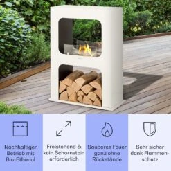Phantasma Peña Ethanol-Kamin Rauch- & Geruchlos Bio-Ethanol -Klarstein Verkaufsgeschäft 10035460 de 0003 usp