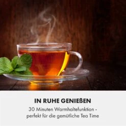 Tealicious Tee-Vollautomat 1300W 2-16 Min. 1 Liter 15 Tealicious Tee-Vollautomat 1300W 2-16 Min. 1 Liter -Klarstein Verkaufsgeschäft 10035475 de 0005 logo