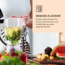 Luca Multifunktionsmixer 1000 W 3 L Stufenlose Geschwindigkeit 6 Modi 12 Luca Multifunktionsmixer 1000 W 3 L Stufenlose Geschwindigkeit 6 Modi -Klarstein Verkaufsgeschäft 10035486 de 0004 logo