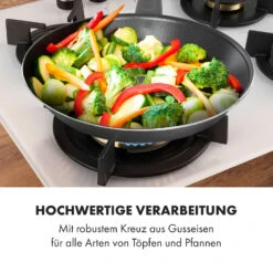 Goldflame 4 Gaskochfeld 4-flammig Messing-Brenner Glaskeramik -Klarstein Verkaufsgeschäft 10035499 de 0007 logo