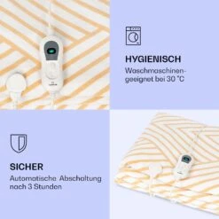 Dr. Watson XXL Heizdecke 3 Stufen Waschbar 200x180cm Mikroplüsch -Klarstein Verkaufsgeschäft 10035502 de 0004 logo