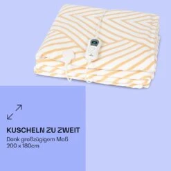 Dr. Watson XXL Heizdecke 3 Stufen Waschbar 200x180cm Mikroplüsch -Klarstein Verkaufsgeschäft 10035502 de 0005 logo