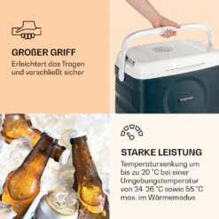 BeerBelly 21 Elektrische Kühlbox Kühl-& Warmhaltefunktion USB-Port ECO-Modus -Klarstein Verkaufsgeschäft 10035547 de 0005 logo