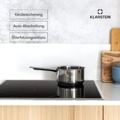 Virtuosa 4 Prime Einbaukochfeld 4 Zonen 6500W Glaskeramik Edelstahlrahmen -Klarstein Verkaufsgeschäft 10035551 de 0006 usp