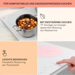 Virtuosa 4 Einbaukochfeld 4 Zonen 6500W Glaskeramik -Klarstein Verkaufsgeschäft 10035552 de 0004 usp