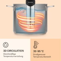 Quickstick Smart Sous Vide Pumpe 3D Circulation 20-95 °C 17 Quickstick Smart Sous Vide Pumpe 3D Circulation 20-95 °C -Klarstein Verkaufsgeschäft 10035556 de 0005 logo