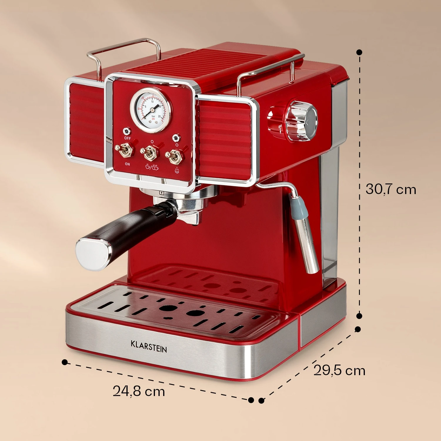 Gusto Classico Espressomaker 1350 Watt 20 Bar Druck 1,5 Liter 10 Gusto Classico Espressomaker 1350 Watt 20 Bar Druck 1,5 Liter – Bild 8