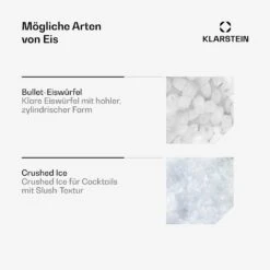 Icefestival Bullet Eiswürfelbereiter 400W 1,9l 20kg/24h 13 Icefestival Bullet Eiswürfelbereiter 400W 1,9l 20kg/24h -Klarstein Verkaufsgeschäft 10035578 de 0005 usp