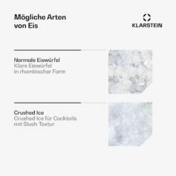 Icefestival Cube Eiswürfelbereiter 400W 1,9l 20kg/24h 13 Icefestival Cube Eiswürfelbereiter 400W 1,9l 20kg/24h -Klarstein Verkaufsgeschäft 10035579 de 0005 usp